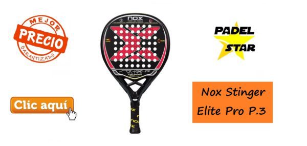 Pala de Pádel Nox Stinger Elite Pro P.3 2017