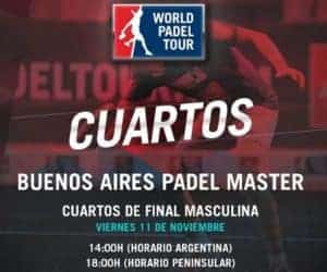 Partidos En Directo Cuartos Final World Padel Tour Buenos Aires