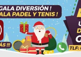 En Navidad MENOS JUGUETES y MÁS DEPORTE ¡Regala PÁDEL! Regala clases de pádel en navidad