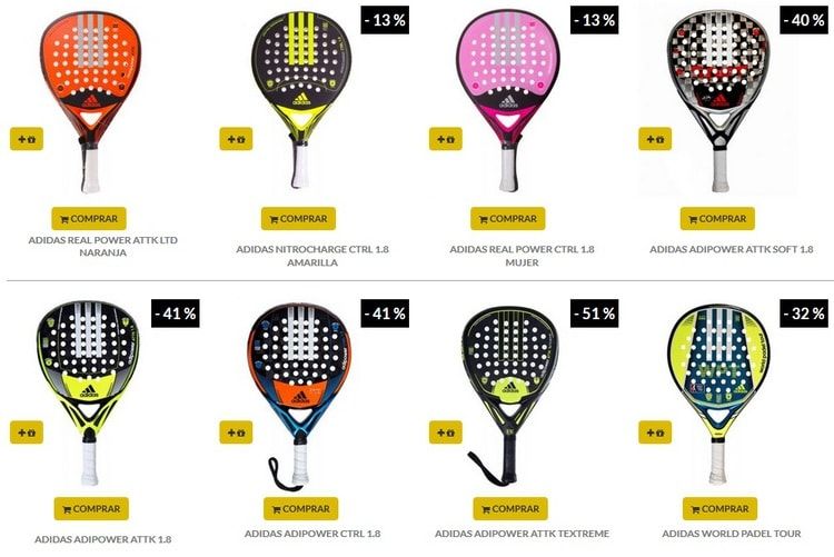 Mejores Palas ADIDAS Padel