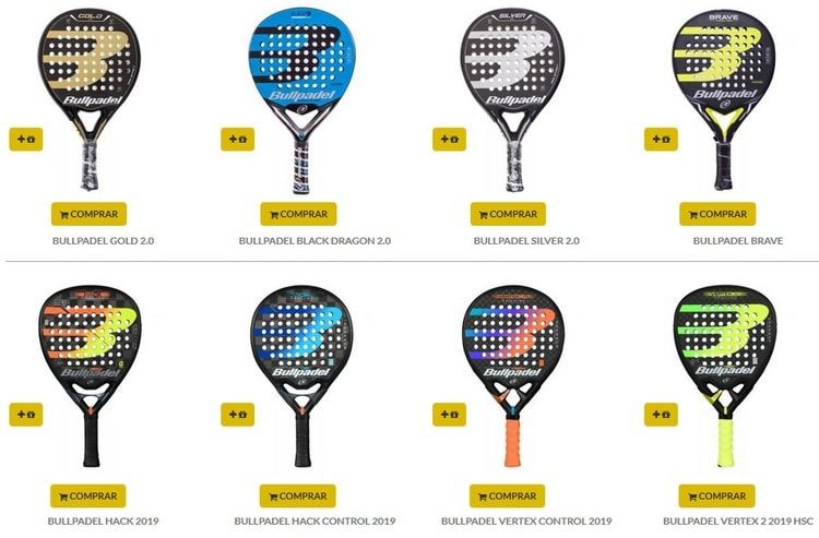 Mejores Palas BULLPADEL 2019