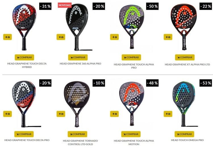 Mejores Palas HEAD 2019