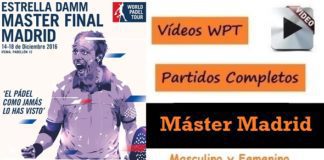 Partidos Completos Master Padel Madrid 2016