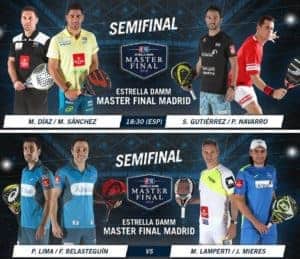 Semifinales Master Padel Madrid 2016