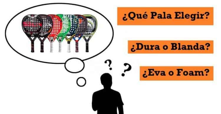 ¿Jugar con PALAS de pádel BLANDAS o DURAS?