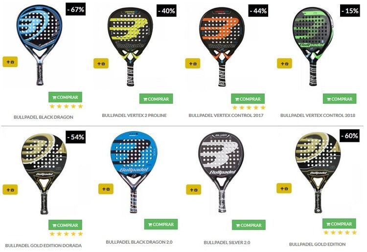 Palas RUGOSAS BullPadel