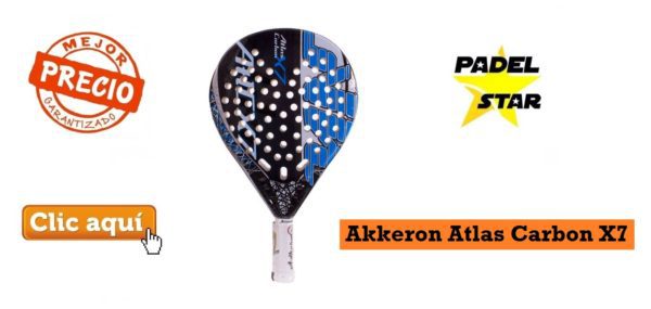 Akkeron Atlas Carbon X7 - Pala Anti Epicondilitis