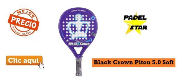 Black Crown Piton 5.0 Soft - Pala Anti Epicondilitis