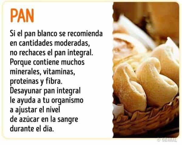 Beneficios de comer pan