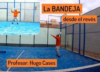 Todo sobre la BANDEJA en Pádel, con Hugo Cases Bandeja desde Reves con Hugo Cases