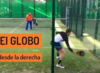 El GLOBO «Táctico» desde el LADO de DERECHA Globo padel desde la derecha