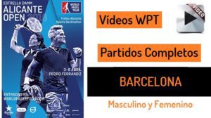 Partidos World Padel Tour Barcelona 2018