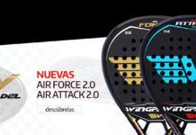 WINGPADEL, nueva colección con Air FORCE 2.0 y Air ATTACK 2.0 Palas Wing Padel Air Force y Attack