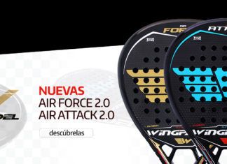 WINGPADEL, nueva colección con Air FORCE 2.0 y Air ATTACK 2.0 Palas Wing Padel Air Force y Attack