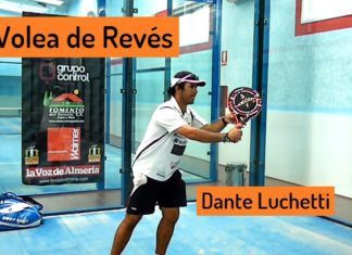 VOLEA plana de REVÉS en pádel 【Técnica】 Volea de Reves
