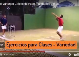 EJERCICIO de Intensidad Variando Golpes | VÍDEO Clases Pádel Ejercicios Clases de Padel
