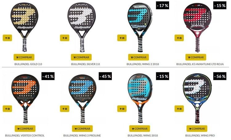 Palas BULLPADEL Equilibrio CONTROL-POTENCIA