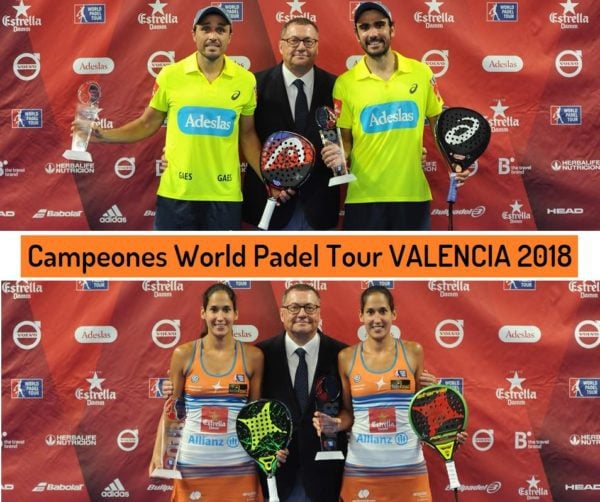Campeones World Padel Tour Valencia 2018