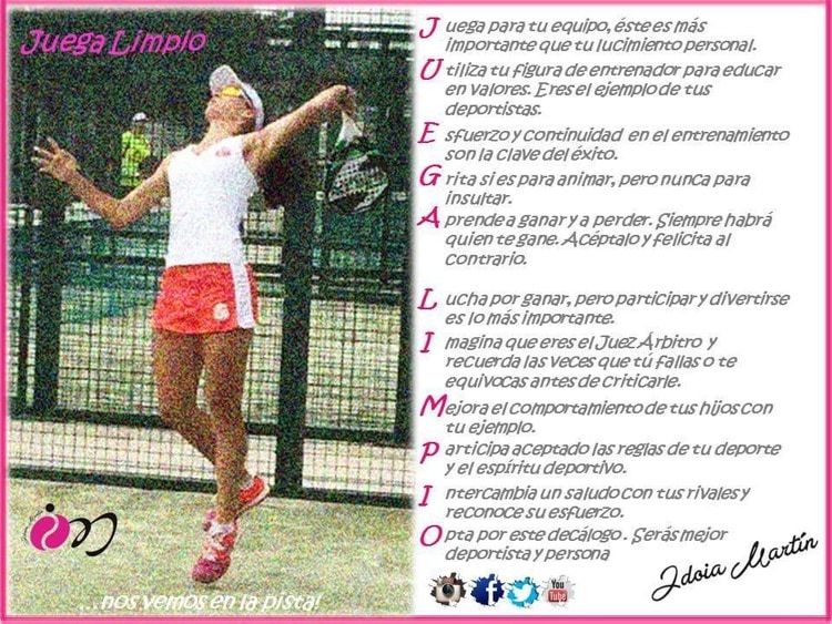 Decalogo del Buen Deportista - JUEGA LIMPIO