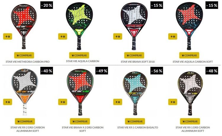Opinión Pala STAR VIE CARBON PRO 9.1 SOFT Mejores Palas Polivalentes Star Vie
