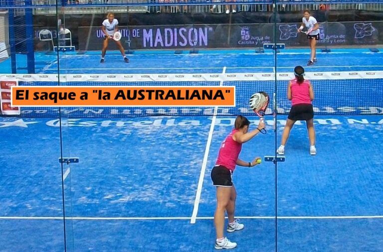 Saque ¿AUSTRALIANA o sin cambiar de Lado?