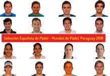 Seleccion Espanola Padel - Paraguay 2018