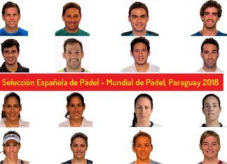 Selección Española de Pádel – Mundial de Paraguay 2018 Seleccion Espanola Padel - Paraguay 2018