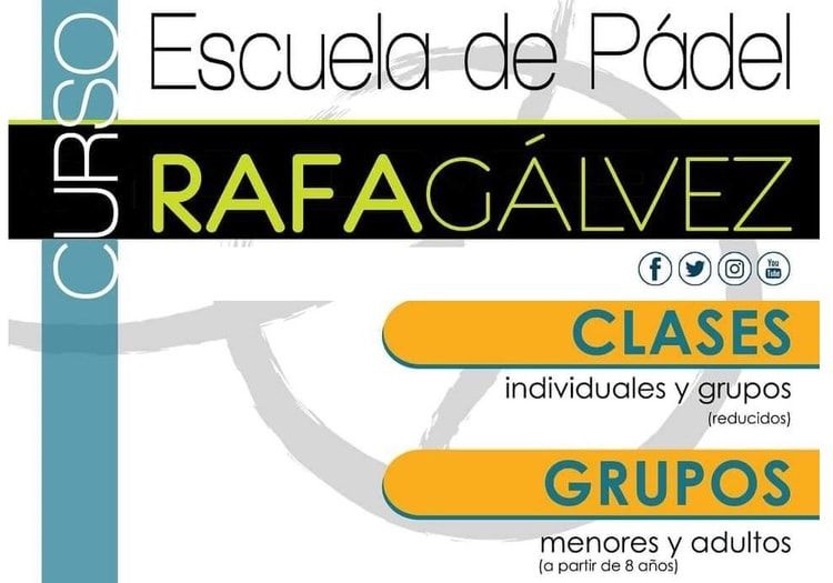 CLASES en Córdoba, Club Pádel LUCENA con Rafa Gálvez Escuela de Padel en Cordoba