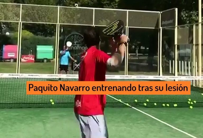 Paquito Navarro vuelve a la pista tras romper el cristal