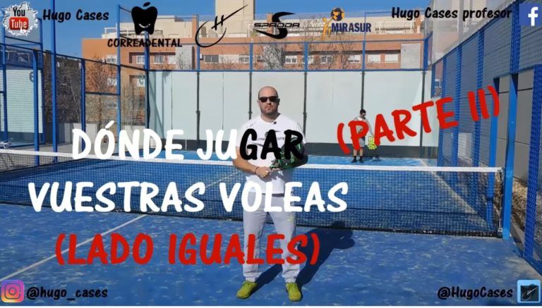 ¿Hacia Dónde Jugar VOLEAS desde el Lado DERECHO en Pádel?