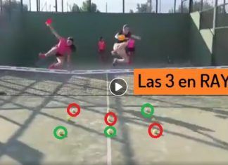 Las 3 EN RAYA – Juego de VELOCIDAD para PÁDEL Las 3 en raya - juegos de padel