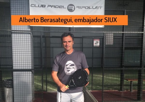 Alberto Berasategui con SIUX Padel