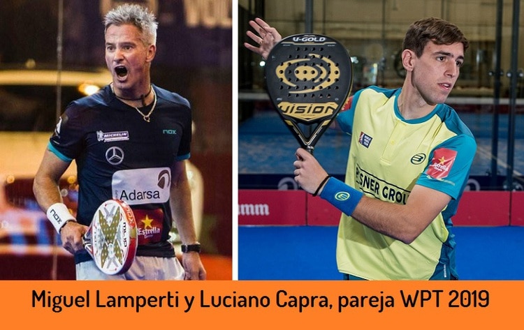 Miguel Lamperti y Luciano Capra, Pareja World Padel Tour 2019