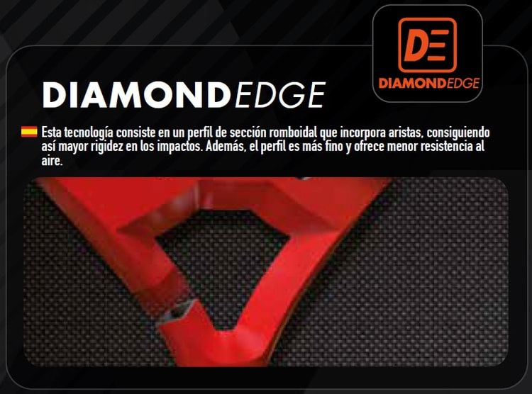 Tecnologia Diamond Edge Palas Bull Padel