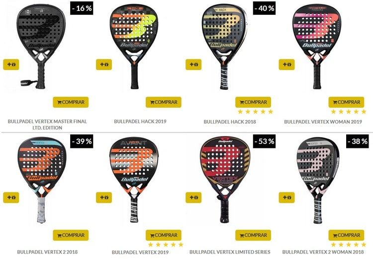 Palas Bull Padel de Potencia
