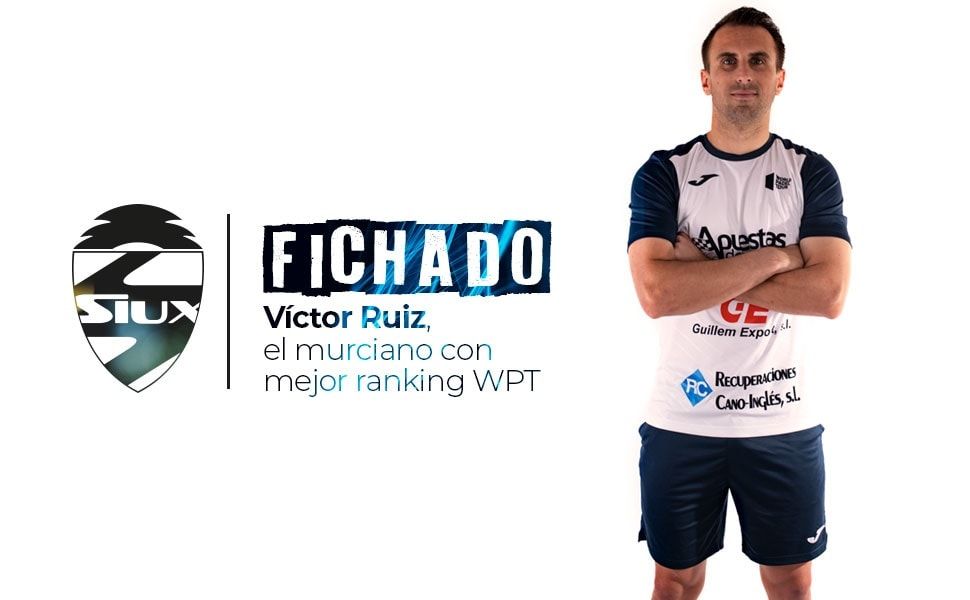 Victor Ruiz ficha por SIUX Padel