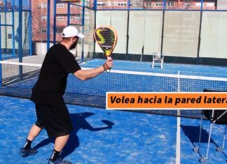 Ataca con tu Volea hacia la PARED LATERAL