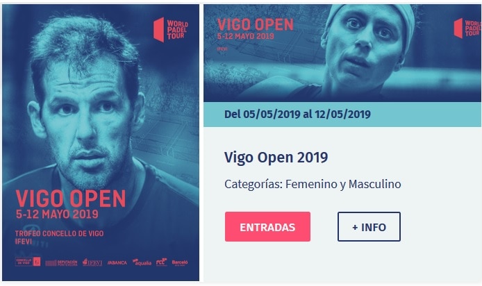 Comprar Entradas World Padel Tour Vigo 2019