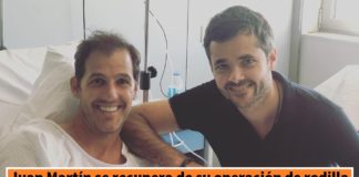Juan Martin tras su operacion de rodilla 2019
