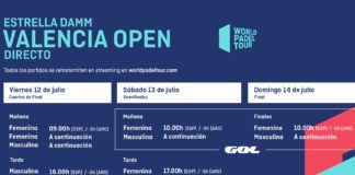 World Padel Tour Valencia en directo