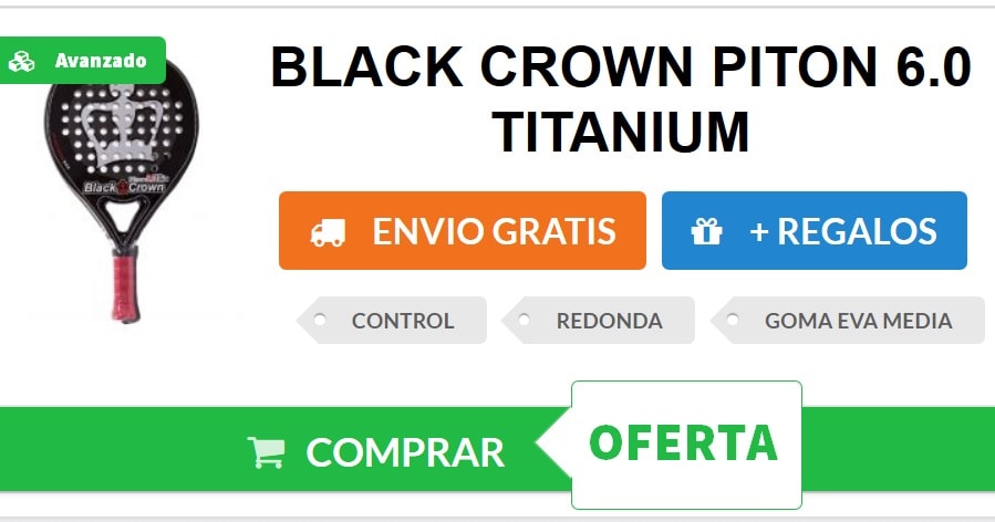 Crown Piton 6.0 control y gran calidad! | PadelStar