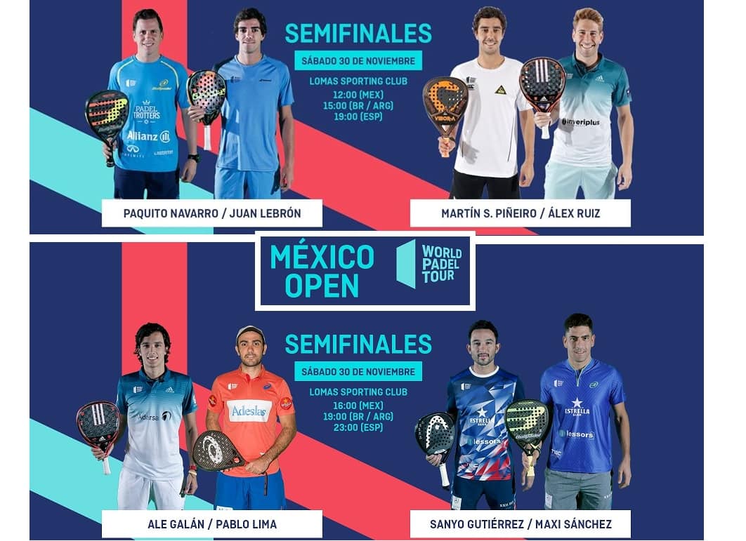 Semifinales World Padel Tour Mexico 2019
