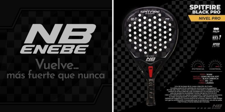 Enebe Spitfire Black Pro ¡Puro Fuego!