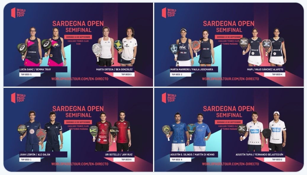Semifinales World Padel Tour Sardegna Italia 2020