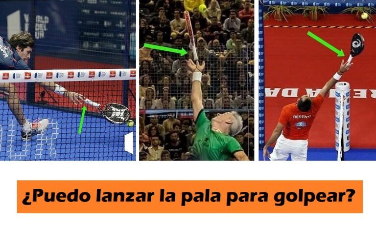 ¿Puedo soltar o LANZAR la pala para golpear la bola?