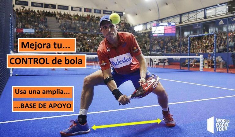 Mejorar Control de Bola = Buena BASE DE APOYO