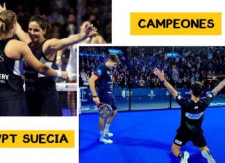 ▷ CAMPEONES/AS World Pádel Tour Suecia 2021 campeones world padel tour suecia