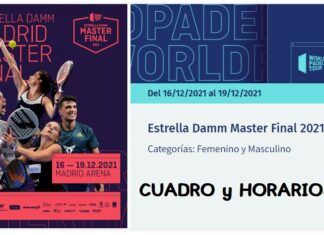 HORARIOS Máster Final World Pádel Tour horarios master wpt 2021