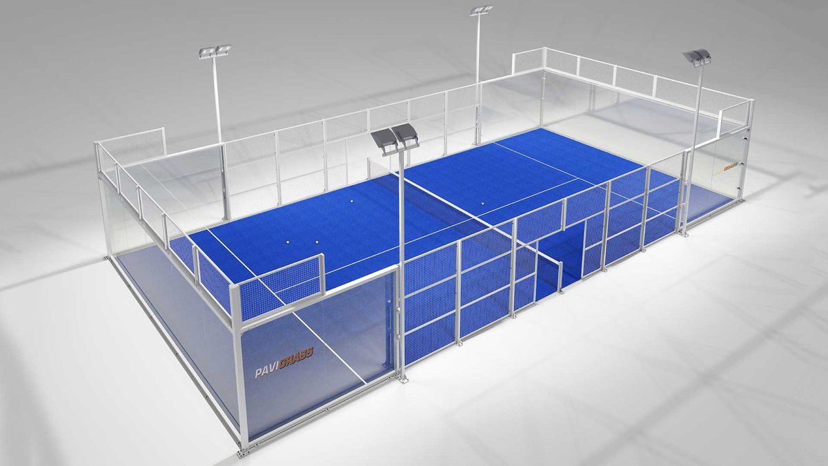 MEDIDAS de la pista de PÁDEL 【Dimensiones + Plano para construir】 medidas de una pista de padel