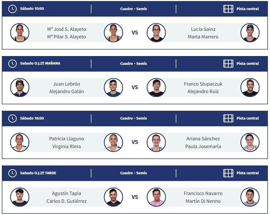 ▷ SEMIFINALES Máster World Pádel Tour 【2021】 semifinales master world padel tour en directo